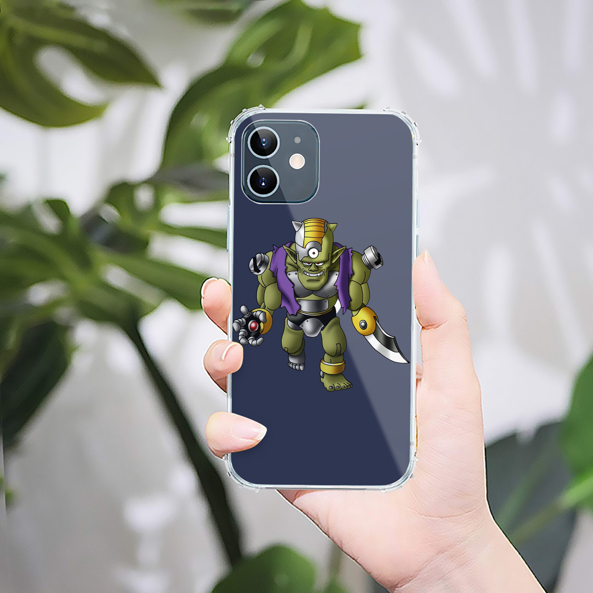 （画像用） ドラゴンクエスト Doragon Kuesuto Dragon Quest 【iPhone 12シリーズ対応】透明スマホケース（クリアソフトケース）